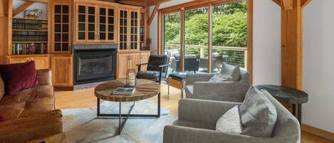 *Fireplace and open to the deck