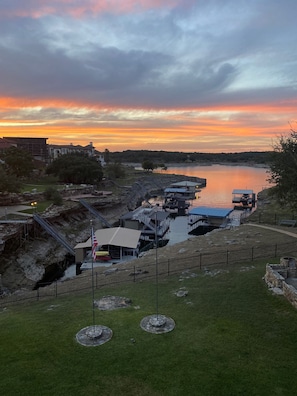 Amazing sunset views from the deck