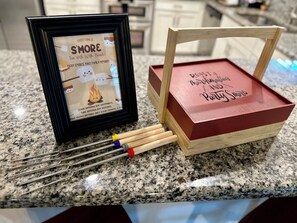 Complimentary s'mores kit included for sweet family fun!