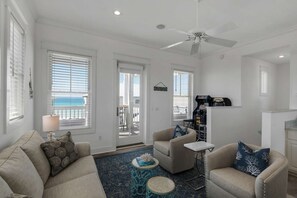 The 3rd level loft area is the perfect hangout space!