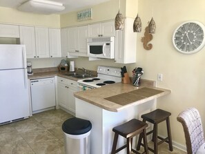 Fully stocked kitchen ready for big steak dinners....or to simply bake cookies!