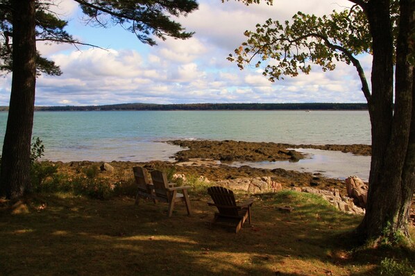 View of bay from beach.