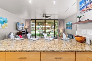 Breakfast bar.