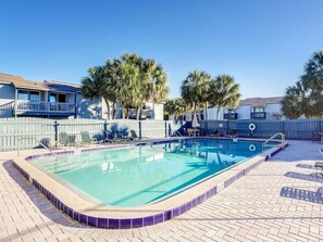 Take a Dip After the Beach in Complex Pool ( not heated)