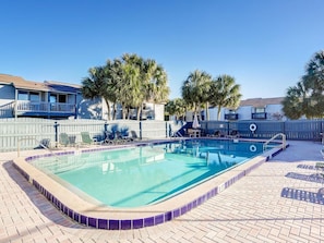 Take a Dip After the Beach in Complex Pool (unheated)