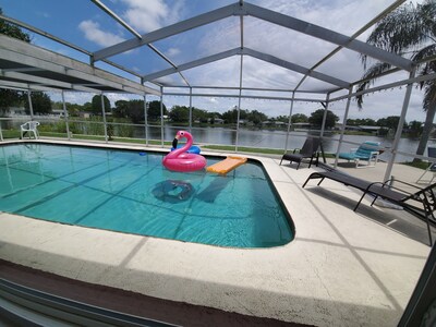 WOW Waterfront Heated Pool Home by BEACH Sleeps 12