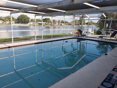 WOW Waterfront Heated Pool Home by BEACH Sleeps 12