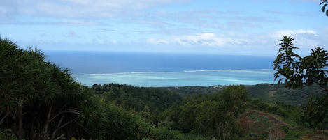 Vue splendide sur le lagon