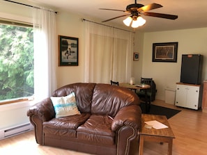 Comfortable sitting area.