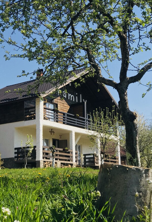 Вид з сада на наш Chalet!