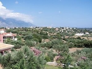 Mount Ainos view from main bedroom balcony