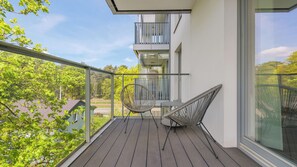 Blick vom Balkon