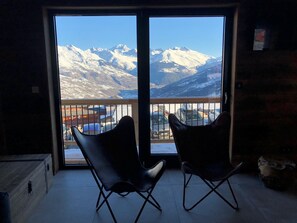 Vue imprenable sur le Mont-Blanc et la vallée de Bourg St Maurice