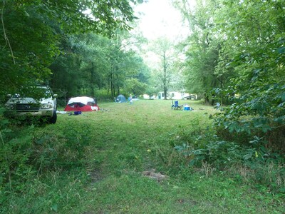 Shaggy Bark Camping4. A more private camping experience. The 75 acre Walker Farm