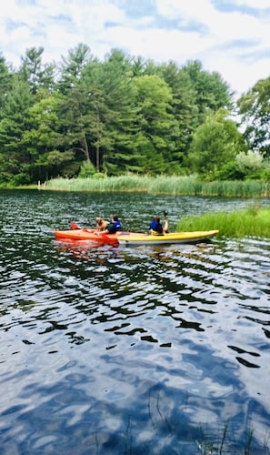 Kayaks on Clear Pond 