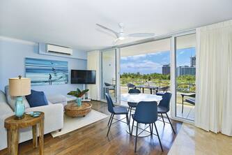 Heart of Waikiki With Partial Ocean View! Washlet! AC!