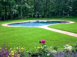 Pool View From House