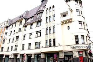 Overnatningsstedets facade