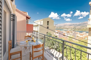 Blick vom Balkon