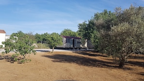 Vista exterior de la casa minúscula, Mobile House - Tiny Casa  - Chiclana, cadiz