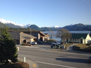 The view from the living room