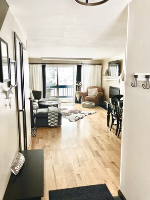 Your view as you walk in the front door