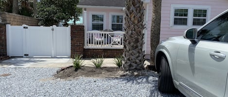 PLENTY OF PARKING FOR 4 CARS RIGHT IN FRONT