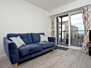 Cosy living area | Fistral Escape - Ocean 1 Apartments, Newquay