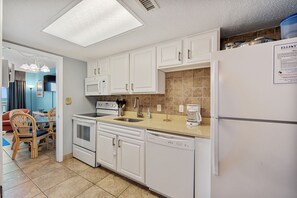 Fully equipped kitchen will help make meal prep a breeze.