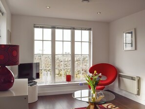 Stylish living area | The Lodge at Lochnagar, Peat Inn, near St Andrews