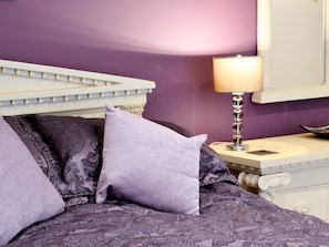 Characterful bed area | Stable Cottage - Bodafon Hall, Llandudno
