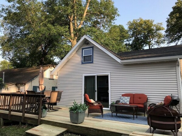 Large back deck