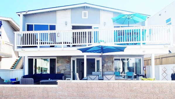 PROPERTY #1 SLEEPS 14 Surf View!  Two houses to the Beach! Ocean View Upper and Beach View lower units! 