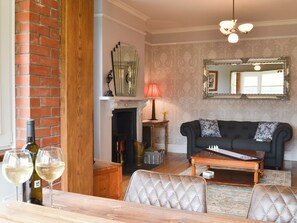Living room with access from the sun room/dining room | Cranford House - Cranford and The Coach House Cottages, Cranford, near Clovelly