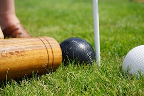 Enjoy a round of croquet on the regulation size course!