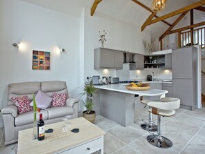 Open plan living space | The Stables - Cleve Farm Retreats, Churchstanton, near Taunton