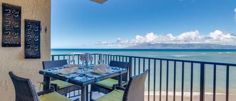 Maui Beachfront Oceanview Balcony