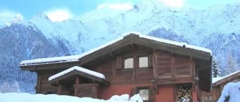 French Mountain Chalet. View on approach.