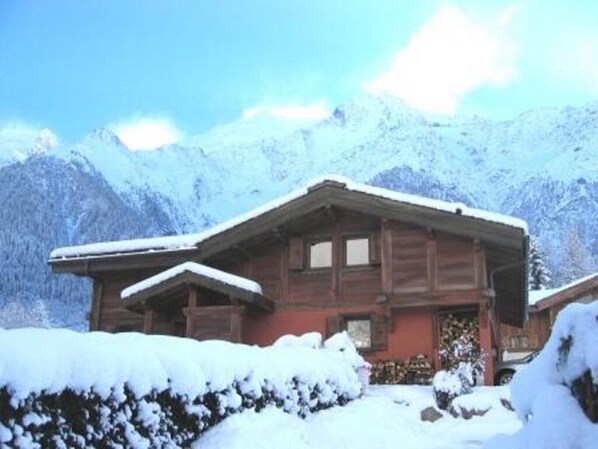 French Mountain Chalet. View on approach.