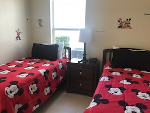 Twin Mickey bedroom