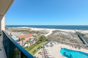 Private balcony view