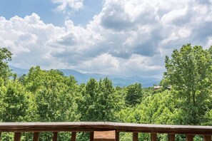 View From Right Off The Deck Of The Great Smoky Mountains National Park!