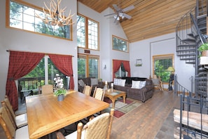 Open concept 
Living - Dining Rooms
