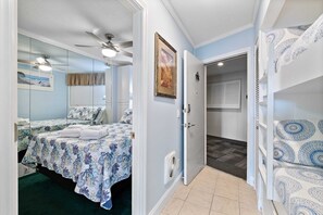 Beds in the hall are perfect for young travelers 