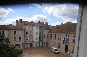 Vue depuis lâhĂ©bergement