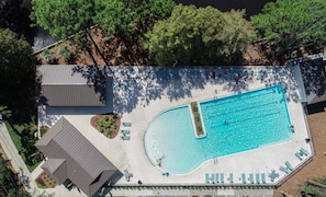 The Phil Hummel Aquatic Center pool is heated and open year-round. It's the perfect place to take a dip or get your laps in.