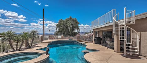 Lake Havasu City Vacation Rental | 3BR | 2BA | Stairs Required | 1,570 Sq Ft