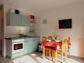 offene Küche im Wohnbereich