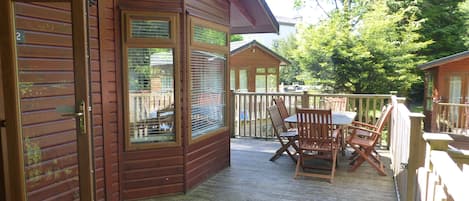 Outdoor dining area