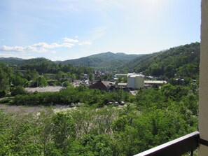 View from private balcony